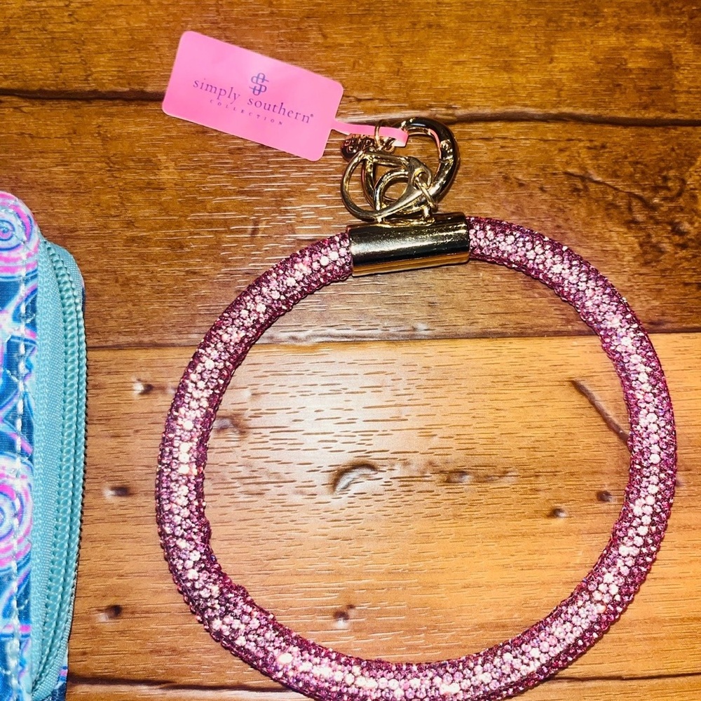 NWT- Simply Southern Wallet & Pink Keychain - Picture 2 of 8